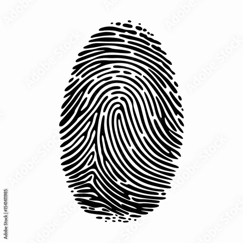 A big black fingerprint pattern