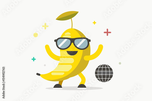 dancing banana disco theme