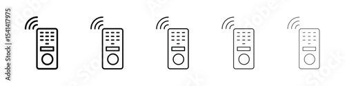 Remote icon for mobile concept and web design.
