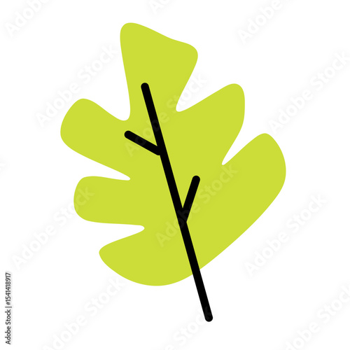 leaf nature icon doodles illustration 
