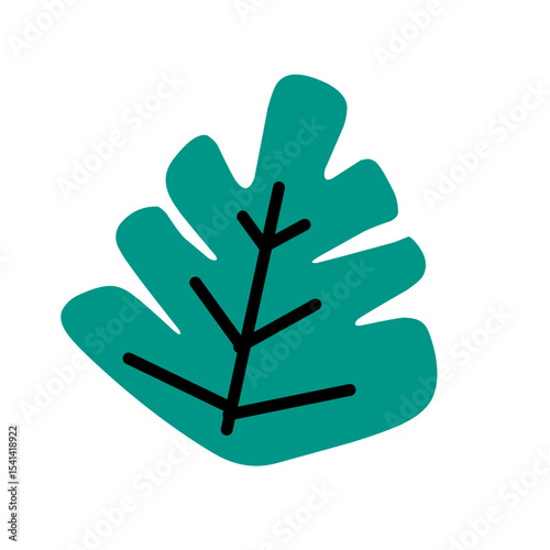 leaf nature icon doodles illustration 