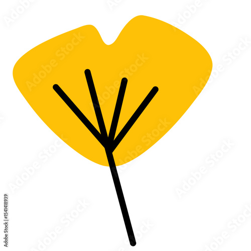 leaf nature icon doodles illustration 