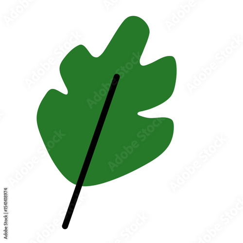 leaf nature icon doodles illustration 