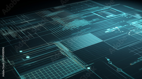 blue technology background