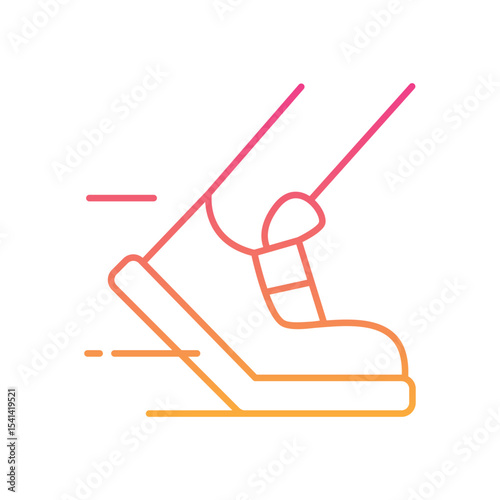 Running  Icon vector