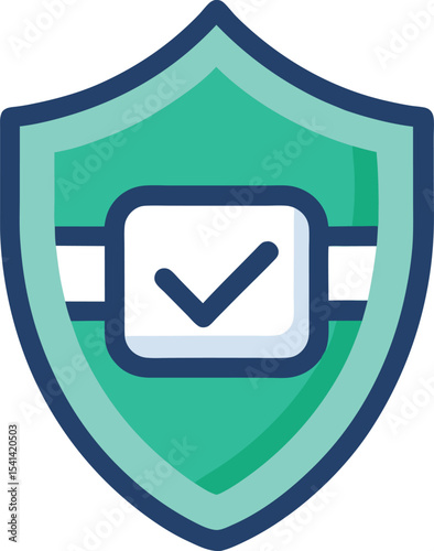 Secure Payment Shield on white background