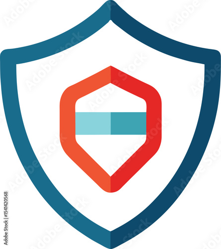 Secure Payment Shield on white background