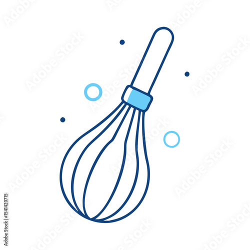 Whisk icon isolate 
