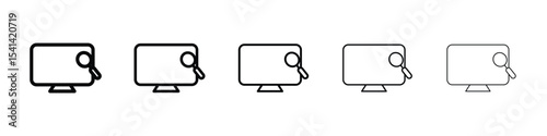 Search online icon for mobile concept and web design.