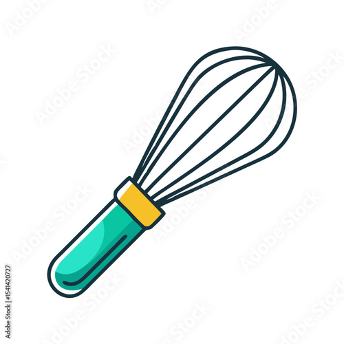 Whisk icon isolate 