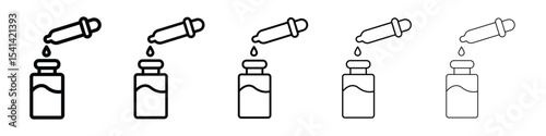 Serum icon for mobile concept and web design.