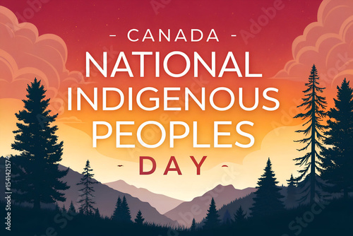 Canada national indigenous peoples day sunset landscape