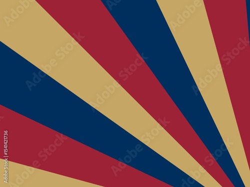 Free Download Abstract geometric background with radiating stripes in shades of burgundy, navy, and gold. - GFXLoad