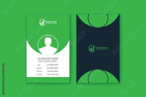 Professional modern clean minimal business card or visiting card design
