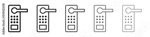 Smart lock icon for mobile concept and web design.