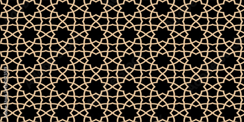  Geometric vector pattern with triangular elements. abstract ornament for wallpapers and backgrounds. Black and white colors.Eps10