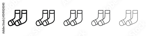 Socks icon for mobile concept and web design.