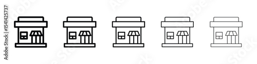 Store icon for mobile concept and web design.