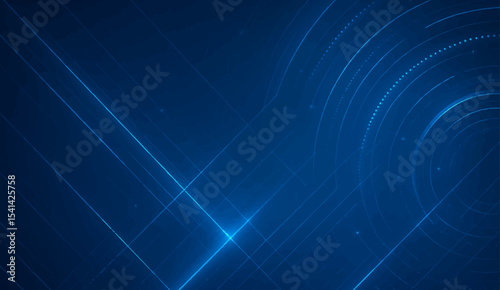 Blue abstract background with dynamic lines, evoking a futuristic sense of technology and energy