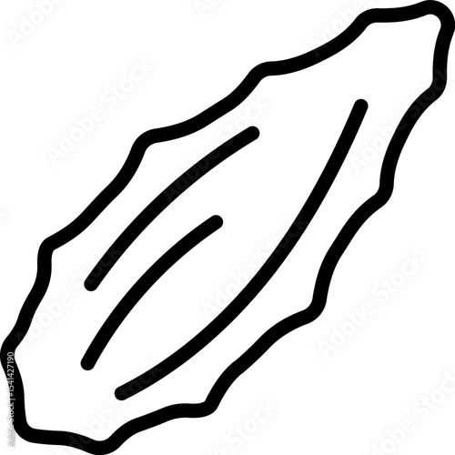Bitter Gourd Vector Icon Stock Illustration