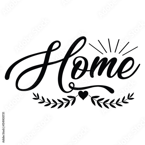 Home Sweet Home Cozy Family Quote