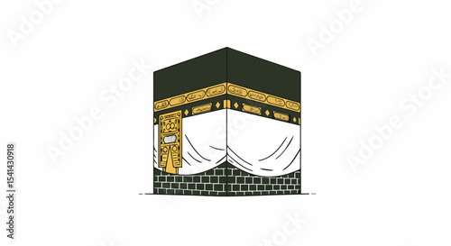 The Holy Kaaba Islamic Icon and Pilgrimage Site