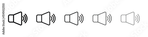 Volume icon for mobile concept and web design.