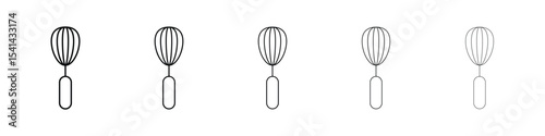 Whisk icon for mobile concept and web design.