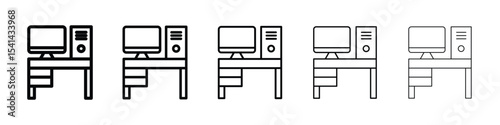 Workspace icon for mobile concept and web design.
