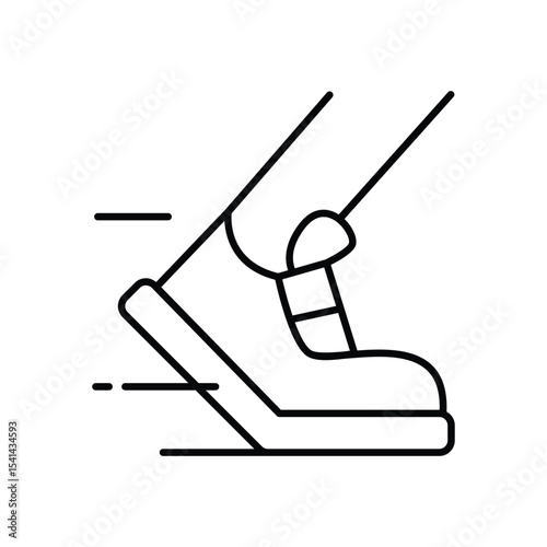 Running  Icon vector