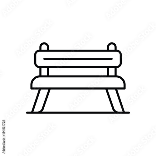 Bench Icon vector