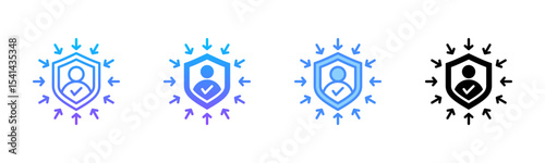 Authentication Multi Style Icon Set