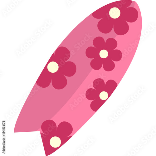 Surfing Board Illustration