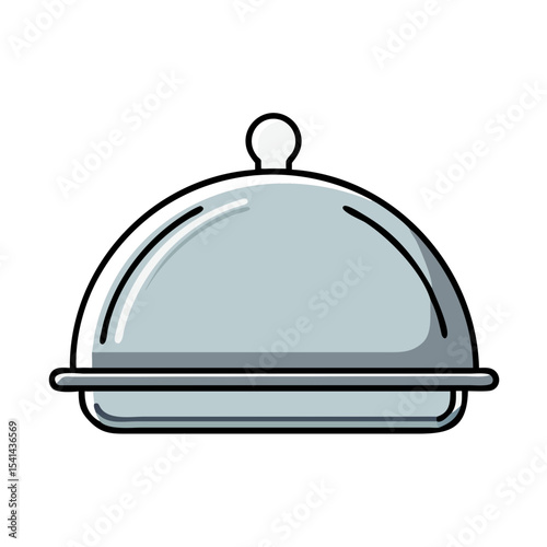 Cloche serving dish cover icon 