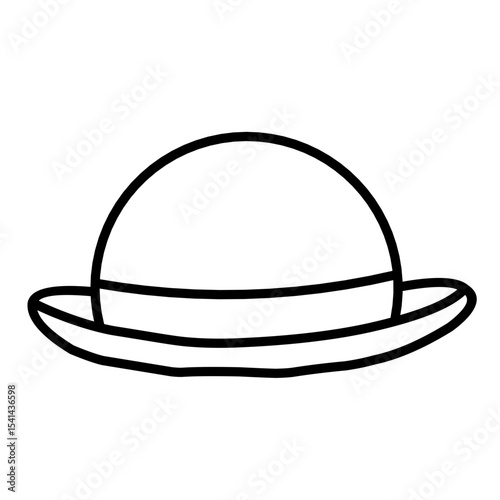 Doodle hat vector