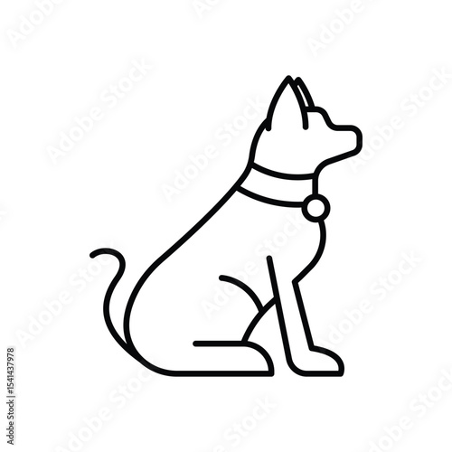 Dog  Icon vector