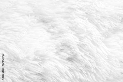 Soft and Cozy White Fur Texture for Background or Design Use