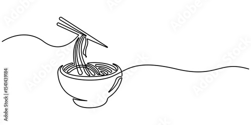 chow mein Continuous one line drawing, One line illustration of ramen bowl, 
 Link ×Title:
Vector illustration of spaghetti isolated on white background for kids coloring activity worksheet/workbook.