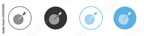 Aim icon Logo Template Design set