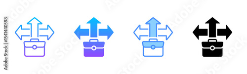 Career Choice Multi Style Icon Set