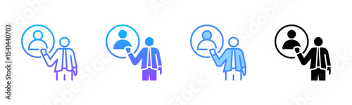 Mentorship Multi Style Icon Set