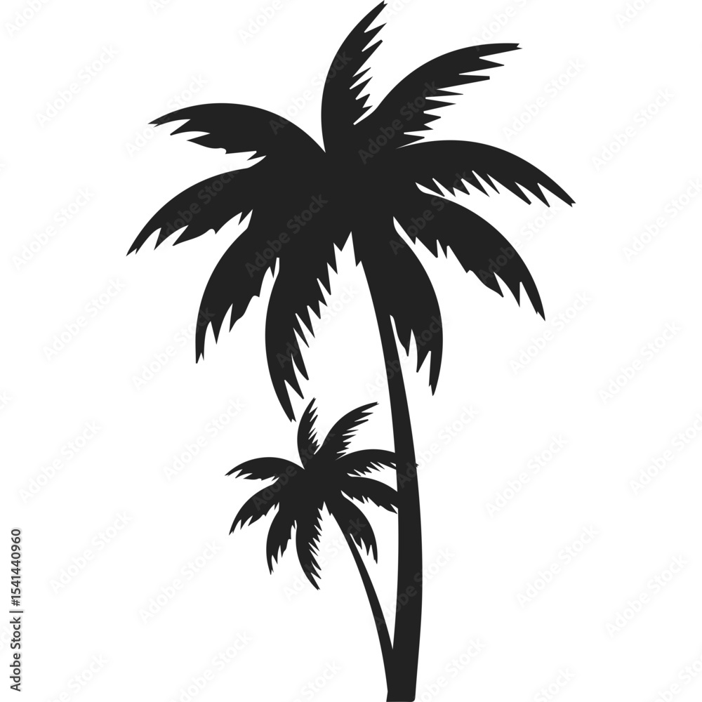 Obraz premium Palm Tree Silhoutte