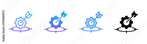 Acquisition Multi Style Icon Set