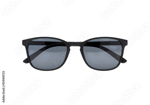 Black Square Sunglasses A Classic Style Reimagined isolated on transparent baackground