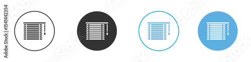 Blinds icon Logo Template Design set