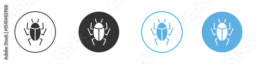 Bugs icon Logo Template Design set