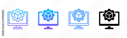 Virtual Machine Multi Style Icon Set