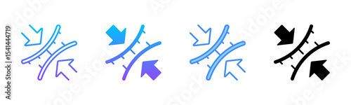 Elasticity Multi Style Icon Set