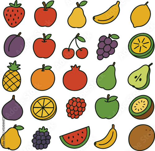 Single high resolution icon design in cmyk featuring red green blue and yellow accents created with helvetica and courier fonts