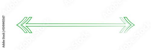 Green arrow curve direction vector. Curved arrow sign. Set of long green curve arrow icon vector. Arrow icon for your web site design, logo, app, UI. Green up arrow.